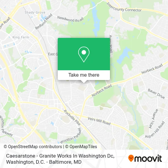 Caesarstone - Granite Works In Washington Dc map