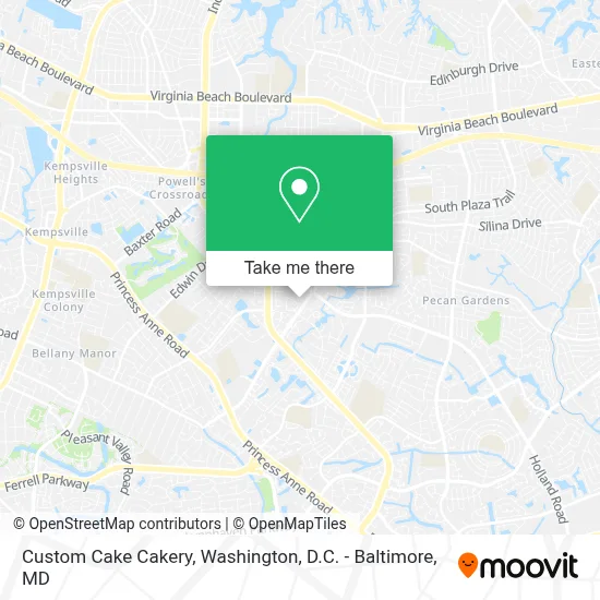 Custom Cake Cakery map
