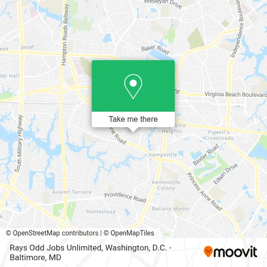 Rays Odd Jobs Unlimited map