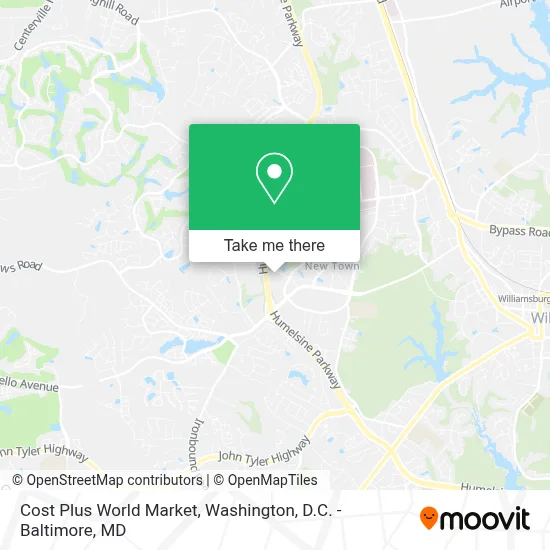 Cost Plus World Market map