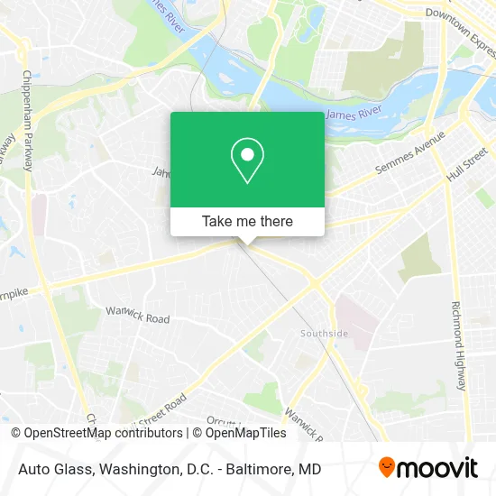 Auto Glass map