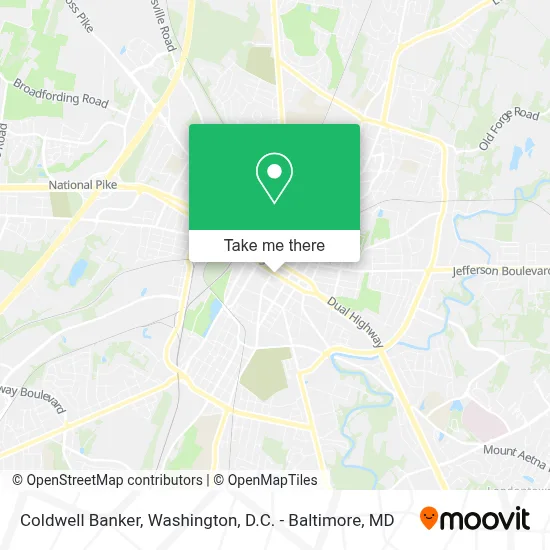 Coldwell Banker map