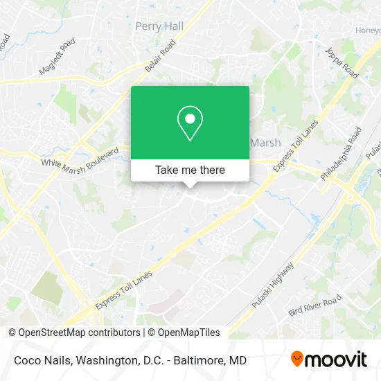 Coco Nails map