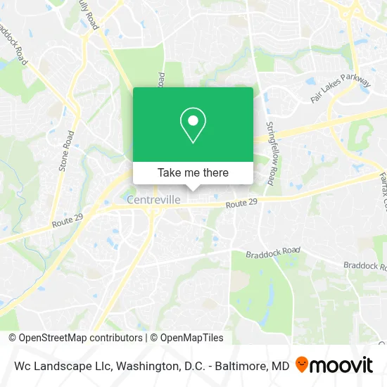 Wc Landscape Llc map