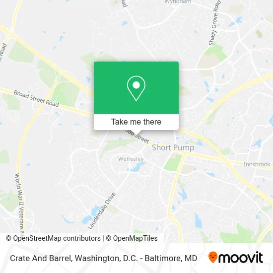 Crate And Barrel map