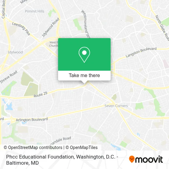 Phcc Educational Foundation map