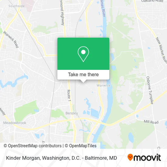 Kinder Morgan map