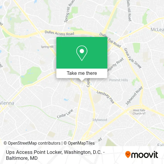 Ups Access Point Locker map