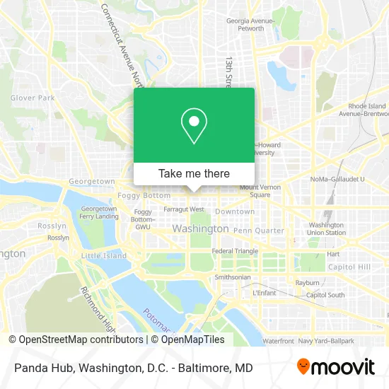 Panda Hub map