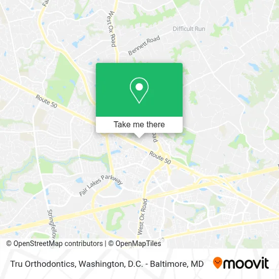 Tru Orthodontics map