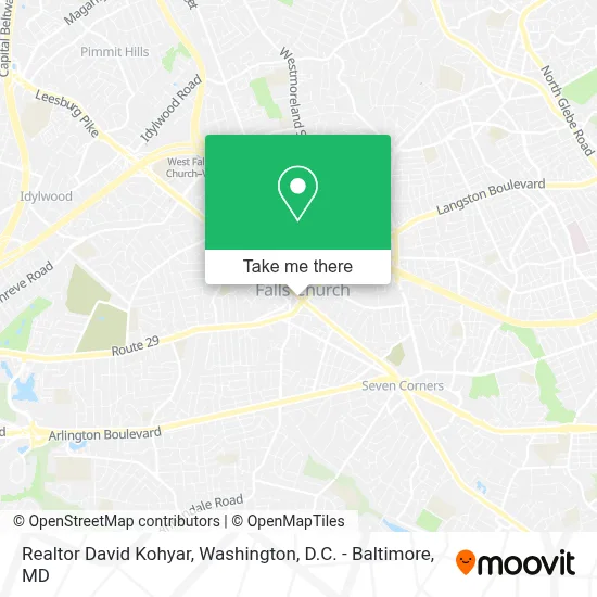 Realtor David Kohyar map