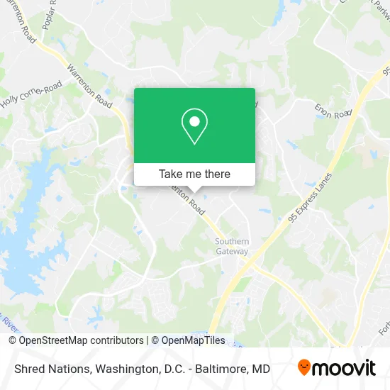Shred Nations map