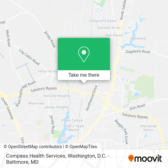 Compass Health Services map