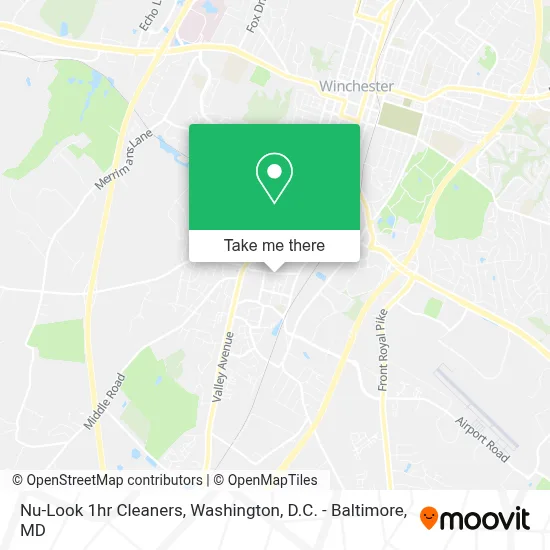 Nu-Look 1hr Cleaners map