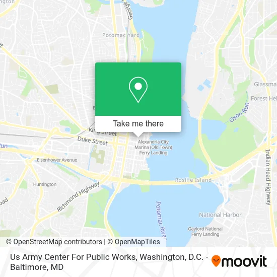 Us Army Center For Public Works map