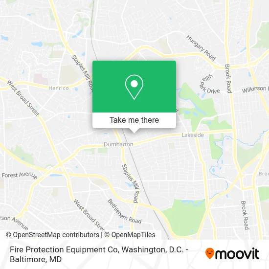 Fire Protection Equipment Co map