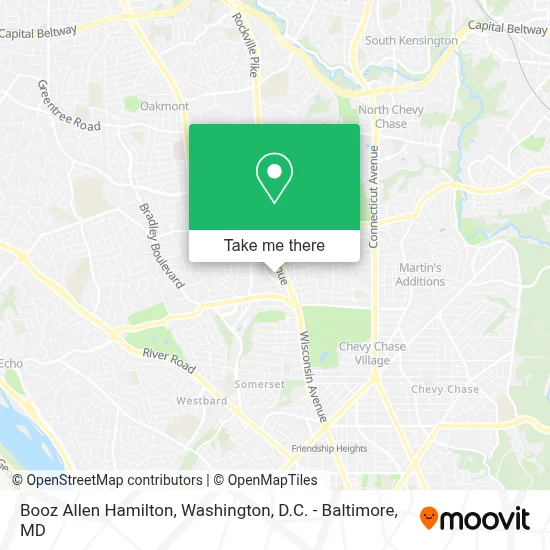 Booz Allen Hamilton map