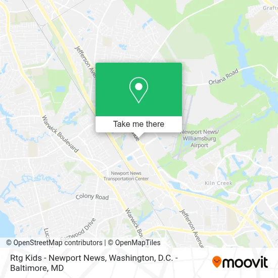 Rtg Kids - Newport News map