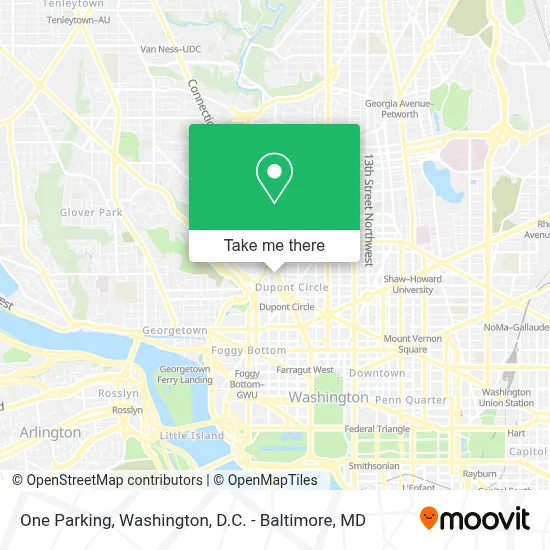 One Parking map