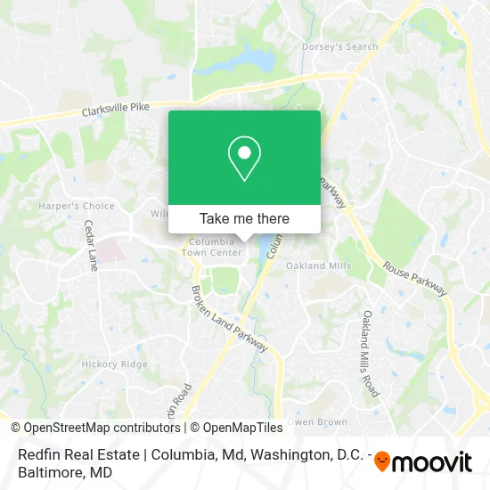 Redfin Real Estate | Columbia, Md map