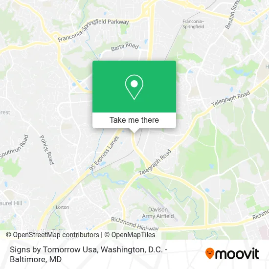Signs by Tomorrow Usa map