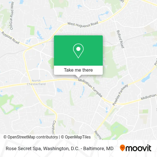 Rose Secret Spa map