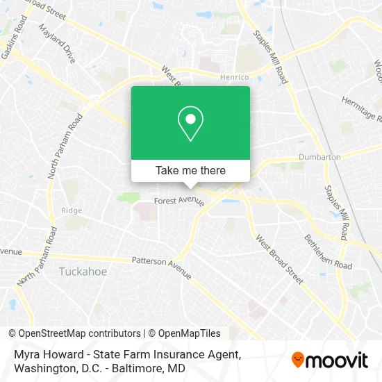 Myra Howard - State Farm Insurance Agent map