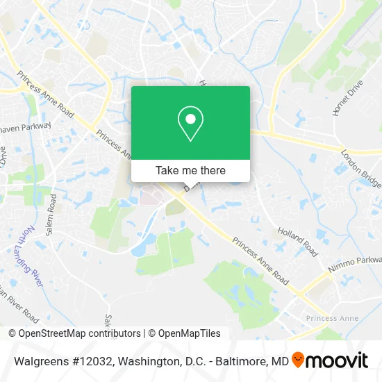 Walgreens #12032 map