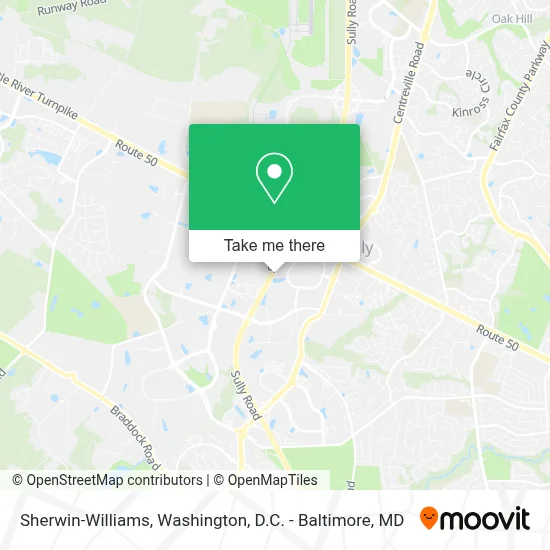 Sherwin-Williams map