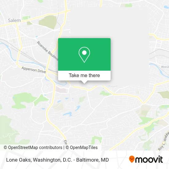 Lone Oaks map