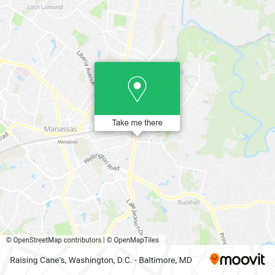 Raising Cane's map