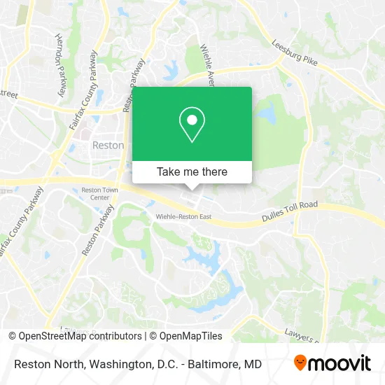 Reston North map