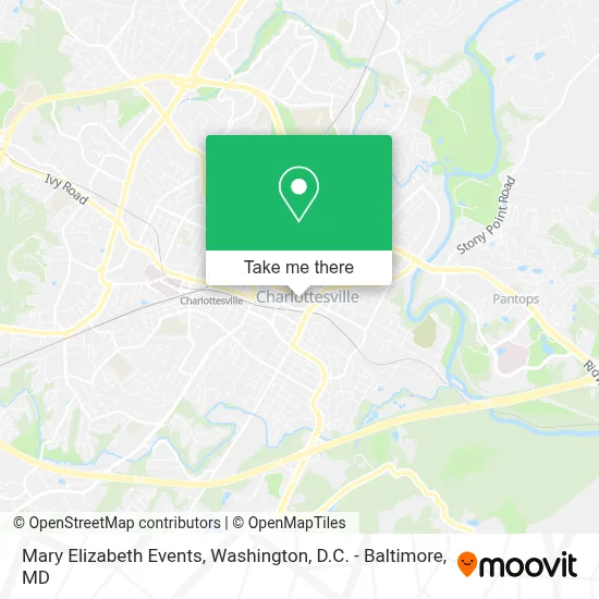 Mary Elizabeth Events map