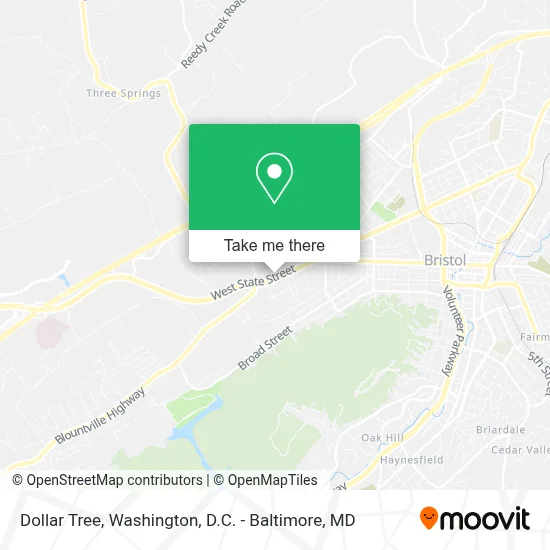 Dollar Tree map