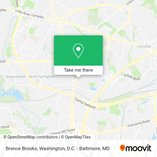 Brence Brooks map