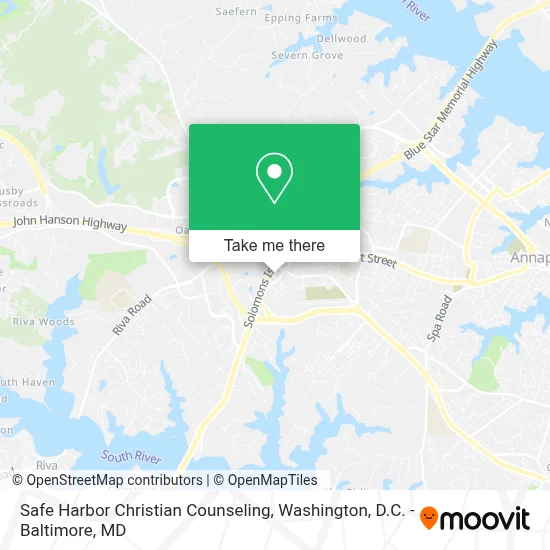 Safe Harbor Christian Counseling map