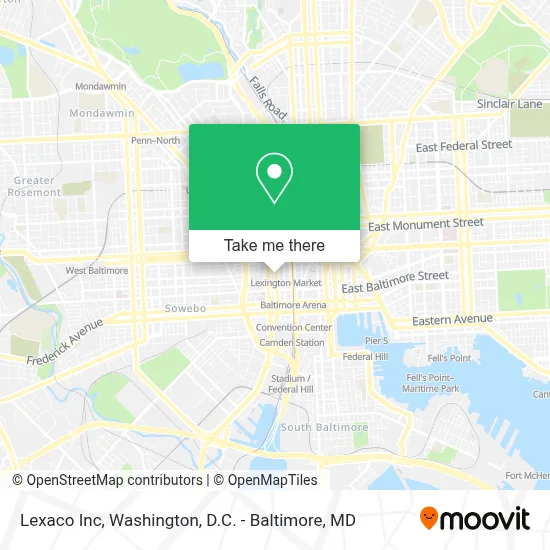 Lexaco Inc map