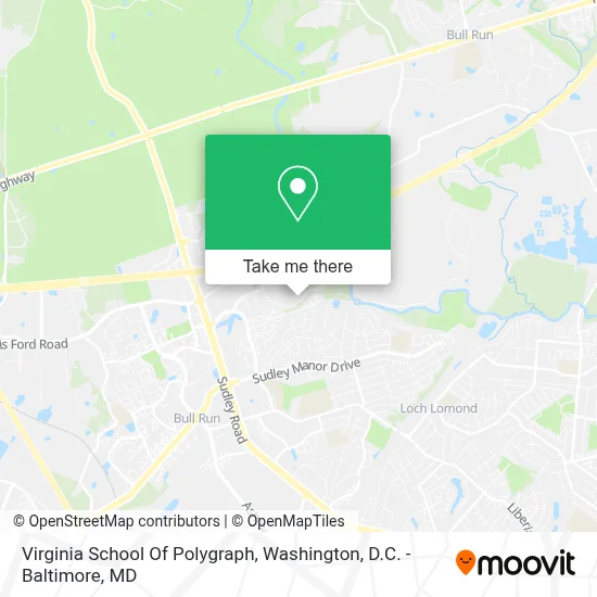 Virginia School Of Polygraph map