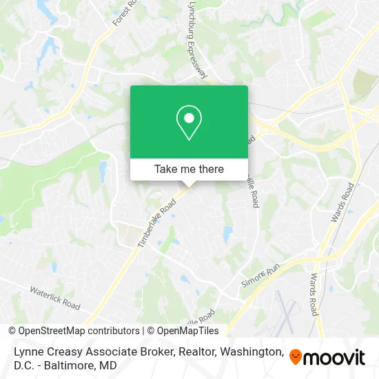 Lynne Creasy Associate Broker, Realtor map