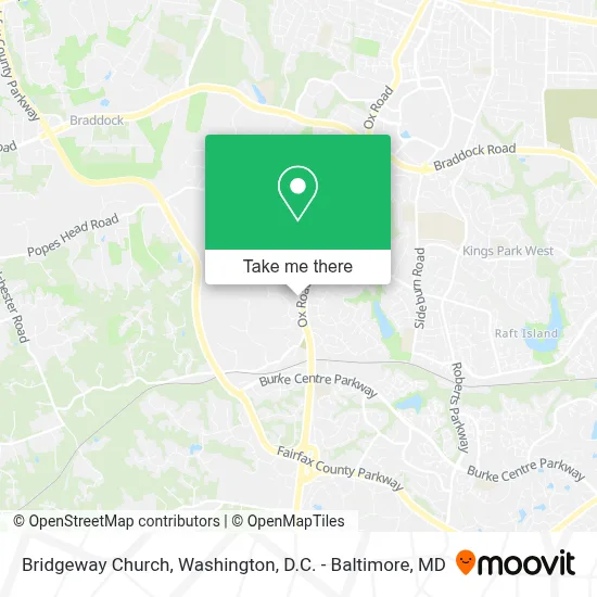 Bridgeway Church map
