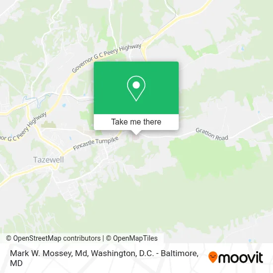 Mark W. Mossey, Md map