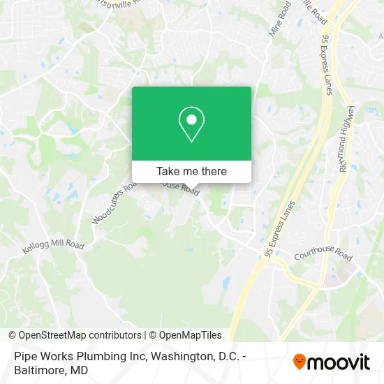 Pipe Works Plumbing Inc map