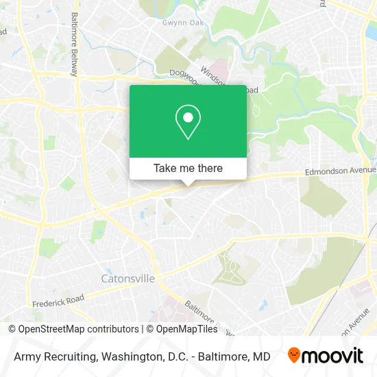 Army Recruiting map