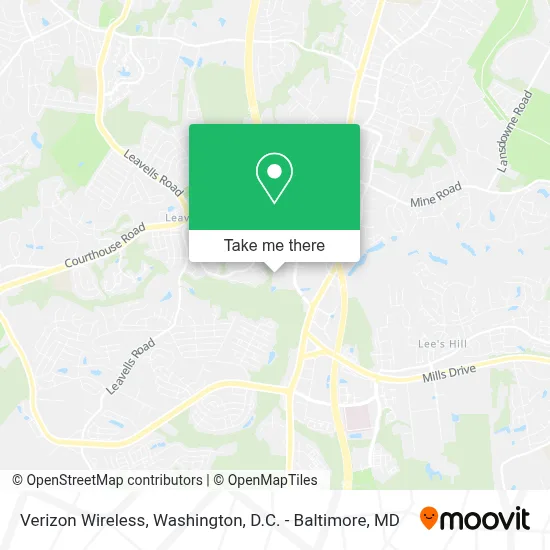 Verizon Wireless map