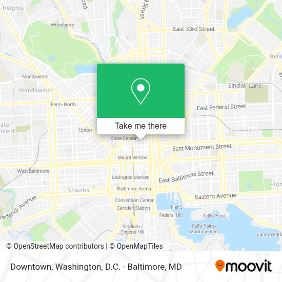 Downtown map