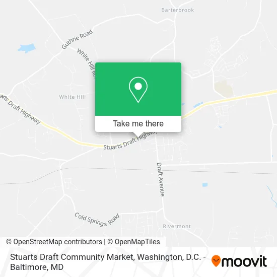 Stuarts Draft Community Market map