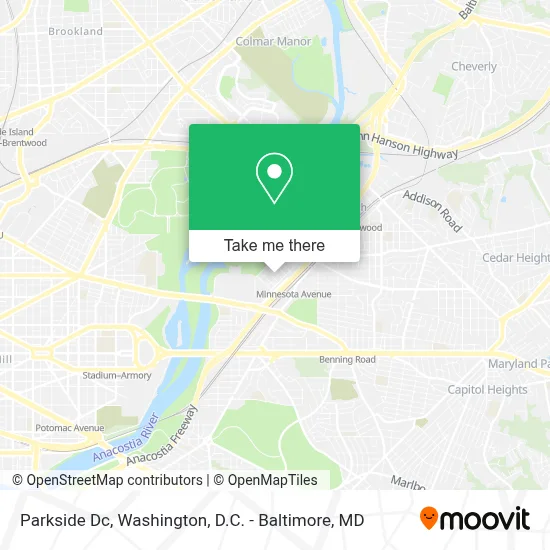 Parkside Dc map