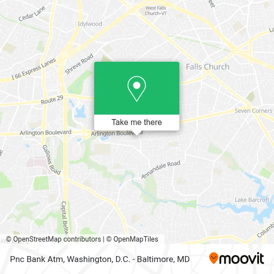 Pnc Bank Atm map