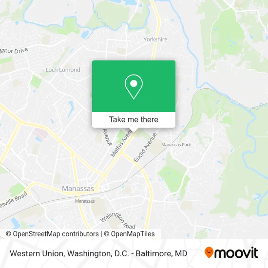 Western Union map
