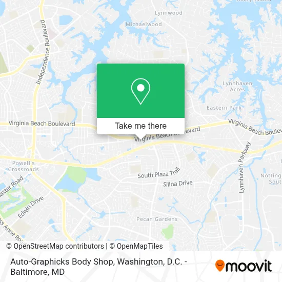 Auto-Graphicks Body Shop map